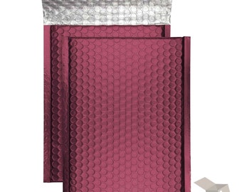 ProLine Metallic Silver Bubble Padded Shipping Mailers 8.5x12 Inch Self Seal Padded Envelopes 100