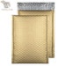 ProLine #2 8.5' x 12' Matte Metallic Gold Designer Bubble Padded Shipping Mailers Envelopes 