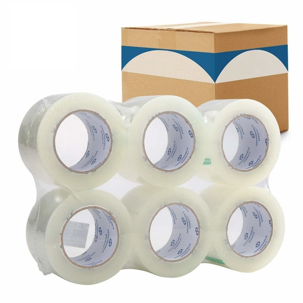 Clear Packing Tape 3 Inch x 110 Yds (330') Carton Sealing Packing Tapes