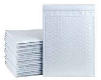 ProLine #2 8.5" x 12" White Poly Bubble Mailers Padded Shipping Envelopes Bags