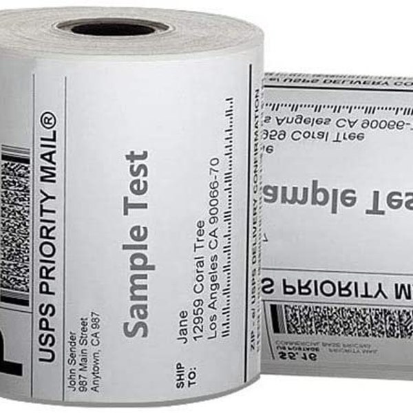 ProLine® 250 Labels Per Roll ZEBRA Eltron Compatible Address/Shipping Direct Thermal Labels 4" x 6" -- BPA Free!