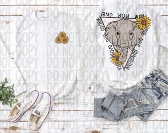 Steigen Sie über den Sturm und Sie werden die Sonnenscheintasche und Rückseite PNG finden