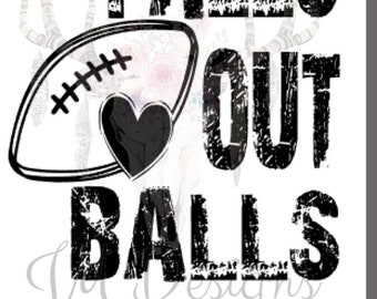Falls Out Bälle aus Fußball Sublimation Design