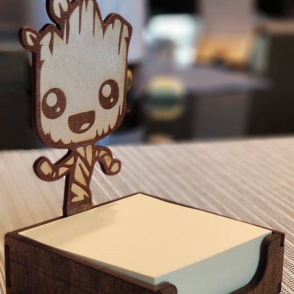 Groot sticky notes holder, Guardians of the Galaxy, Groot planter, Groot gift