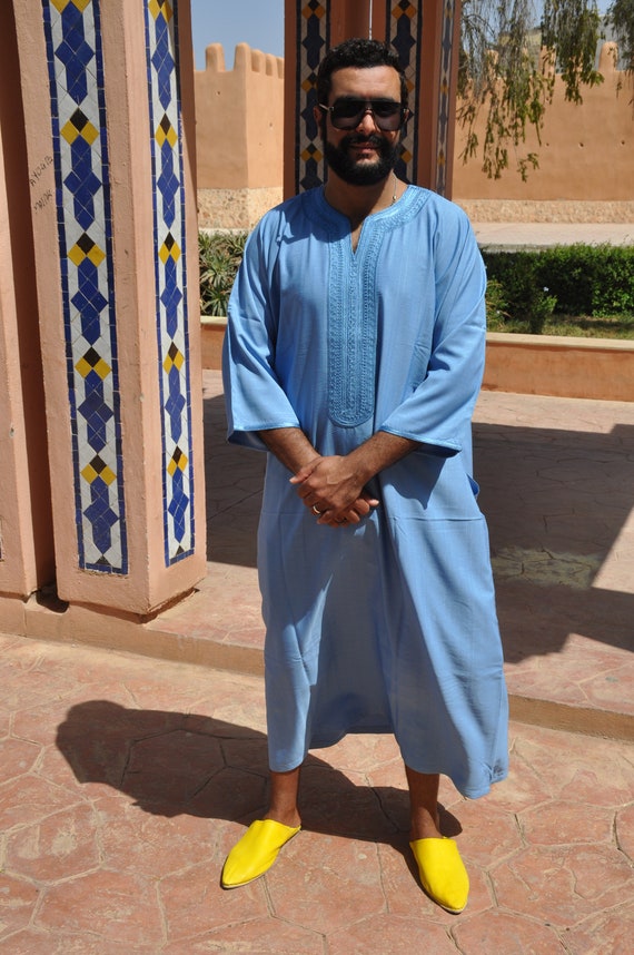 Kaftan voor mannen Djellaba voor mannen Marokkaanse Kaftan lange kaftan voor mannen Out indoor Kaftan Ramadan kleding cadeau voor hem Heren Loungewear Etsy Nederland