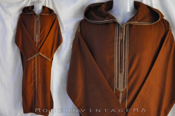 Moroccan djellaba, brown hight quality Djellaba fo