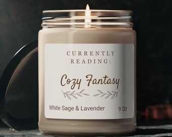 Scented Soy Candle for Book Lovers Candle Gifts for Book Lovers Gifts for Readers Scented Candle Soy Scented Candle for Readers Gift