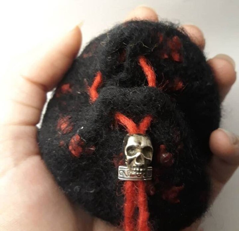 Wool Purse Wet Felted Coinpurse
