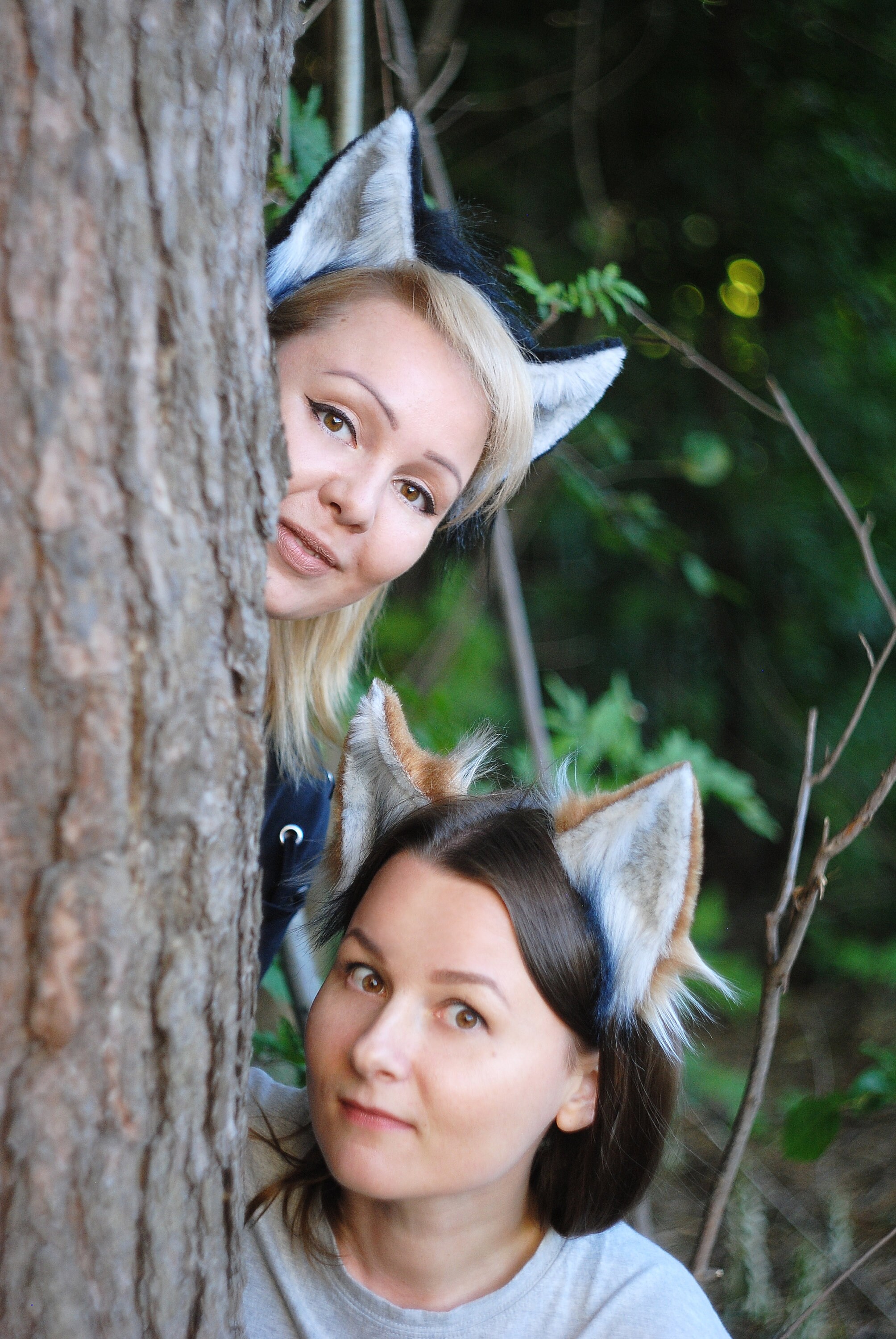 Realistic cat ears / Black cat ears / Fox ears / Wolf ears / Etsy