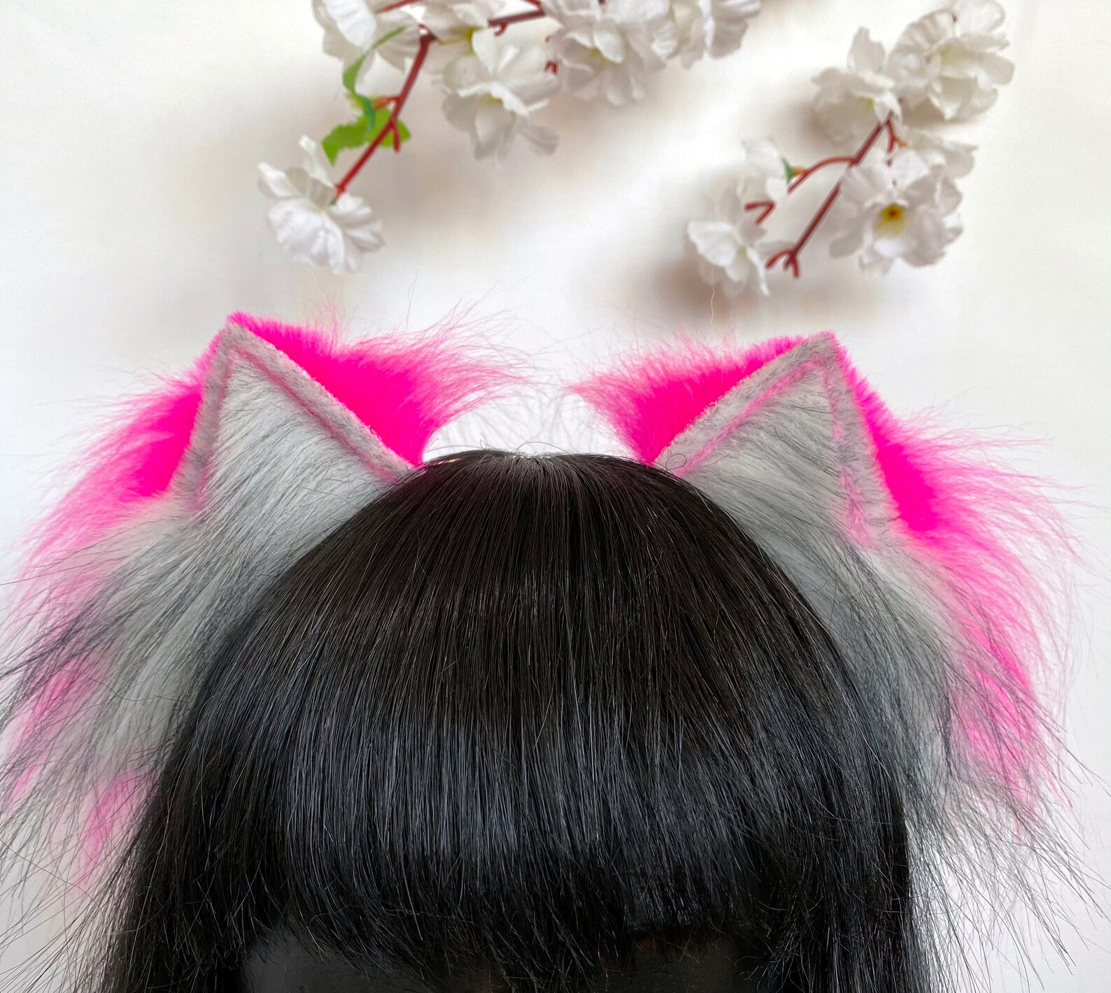 Kitten ears Kitten ears cosplay Kitten ears pink Cat ears Etsy