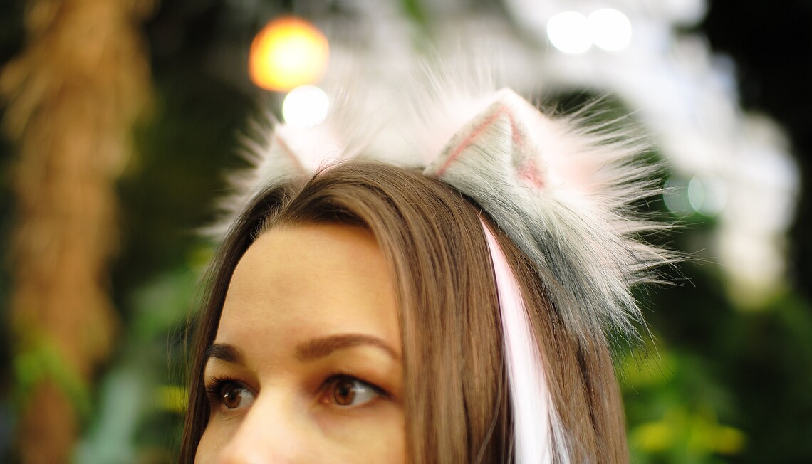Kitten ears Kitten ears cosplay Kitten ears pink Cat ears Etsy