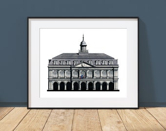 The Presbytère - New Orleans, Louisiana - Architecture Art Print