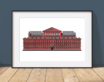 National Building Museum - Washington, DC - Architecture Art Print