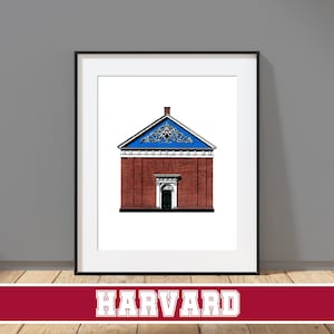 Harvard - University, Holden Chapel - Cambridge, Massachusetts - Architecture Art Print