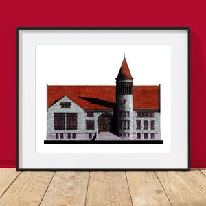 Orton Hall, Ohio State - Columbus, Ohio - Architecture Art Print