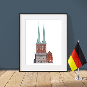 Nikolaikirche / St. Nicholas Church - Berlin, Germany - Architecture Art Print
