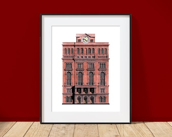 The Cooper Union Foundation Building | New York City | Giclee Art Print | NYC Wall Art | Historic Architectural Decor