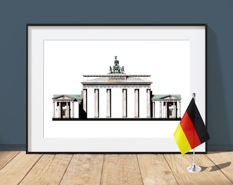 Brandenburg Gate - Berlin, Germany - Architecture Art Print