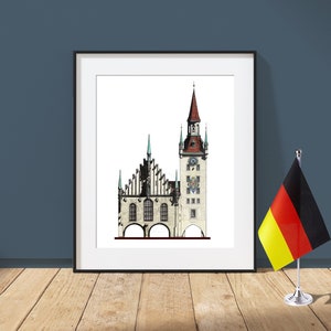 Altes Rathaus - Munich, Germany - Architecture Art Print - München, Deutschland