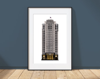 Suburban Station - Philadelphia (Pennsylvania) - architectuurkunstdruk