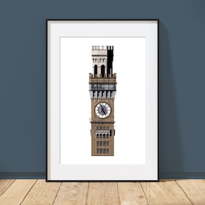 Bromo-Seltzer (Emerson) Tower - Baltimore, Maryland - Architecture Art Print