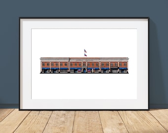 Slovenian National Home - Cleveland, Ohio - Architecture Art Print