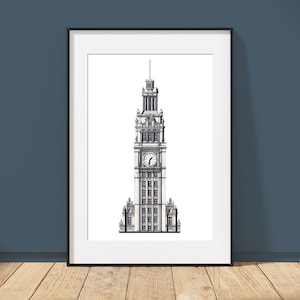 Wrigley Building - Chicago, Illinois - Architecture Art Print