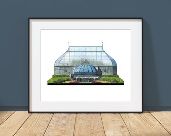 Phipps Conservatory - Pittsburgh, Pennsylvania - Architecture Art Print