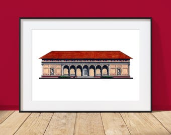 Oberlin - College, Allen Memorial Art Museum - Oberlin, Ohio - Architecture Art Print