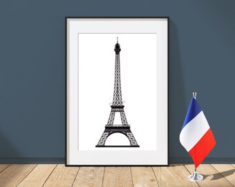 Eiffel Tower - Paris, France - Architecture Art Print - Tour Eiffel