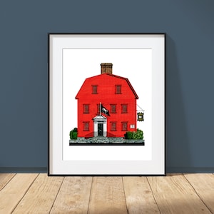The White Horse Tavern - Newport, Rhode Island - Architecture Art Print