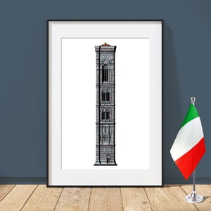 Campanile di Giotto - Florence, Italy - Architecture Art Print