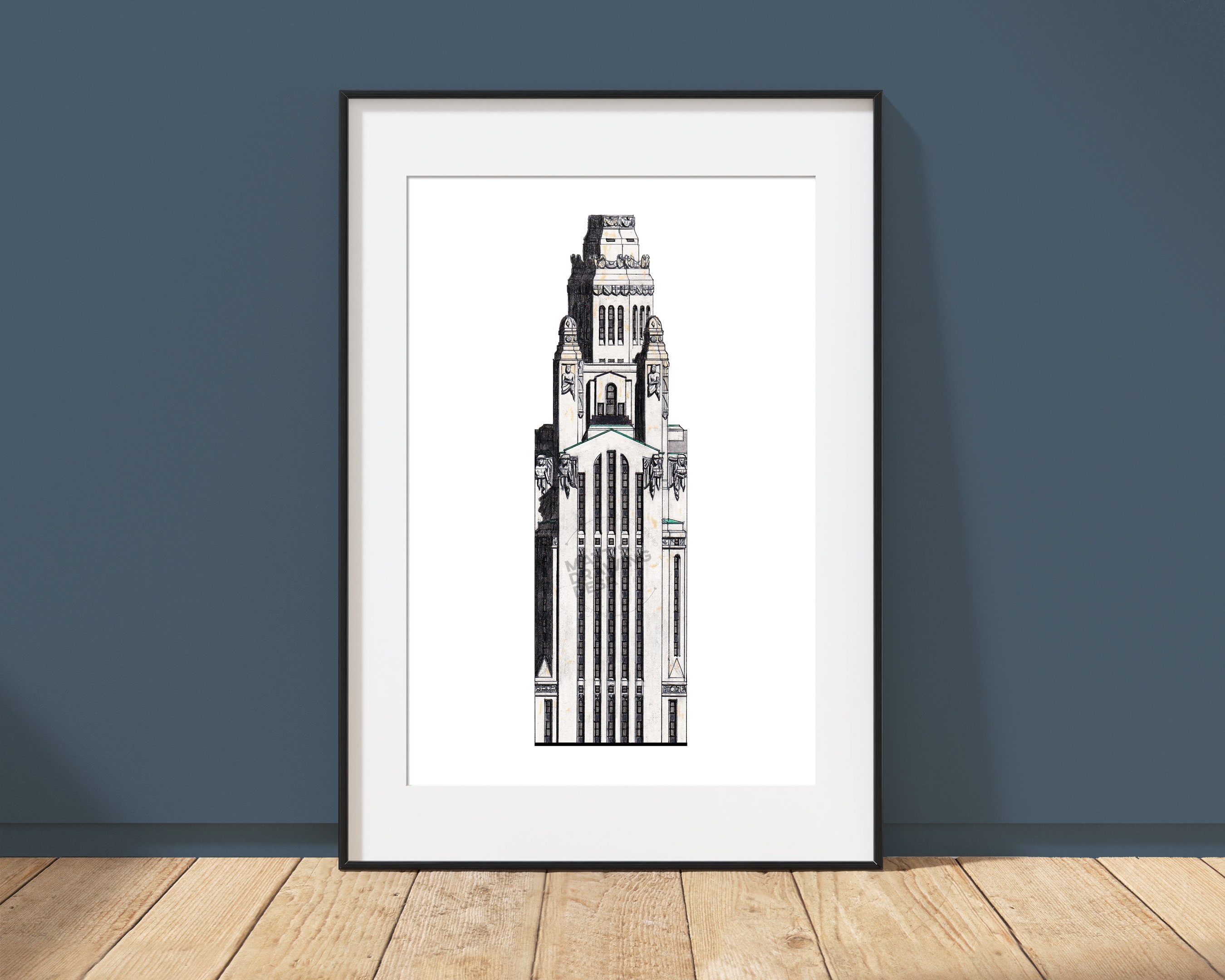 Leveque Tower - Columbus, Ohio - Architecture Art Print - Etsy