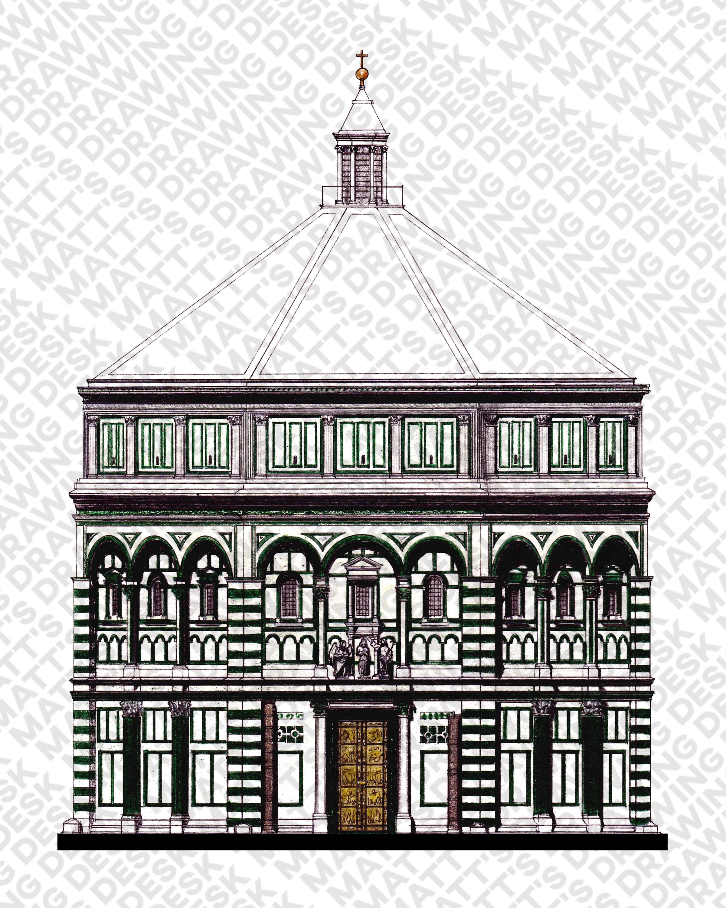 Firenze 09 フィレンツェ　鉛筆画 Firenze 09 フィレンツェ 鉛筆画 フィレンツェ | イタリア留学