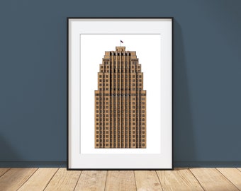Carew Tower - Cincinnati, Ohio - Architecture Art Print