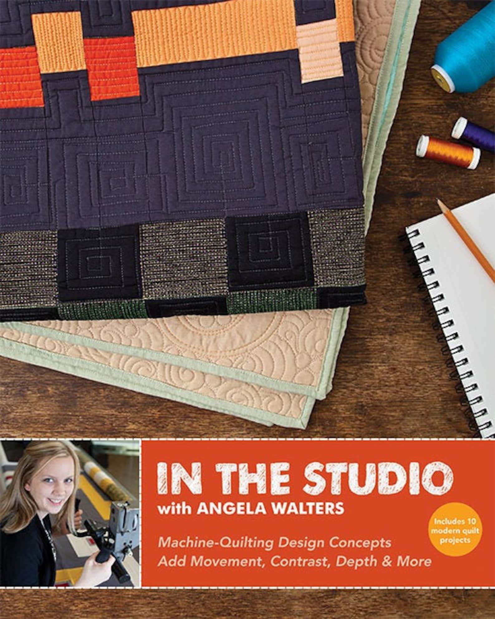 En el estudio con Angela Walters Quilt Book Etsy España
