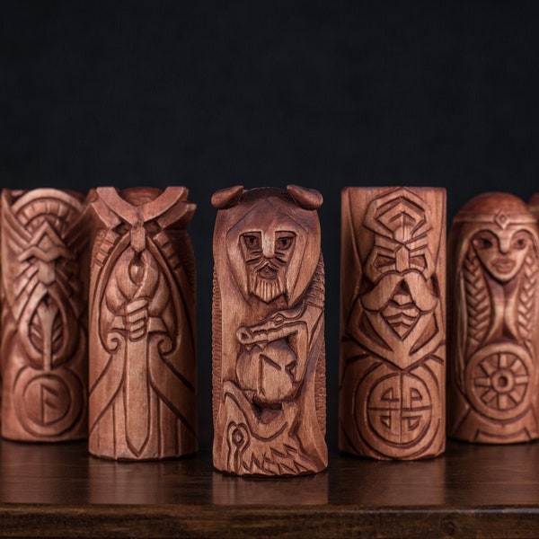 Wooden Statuette Etsy