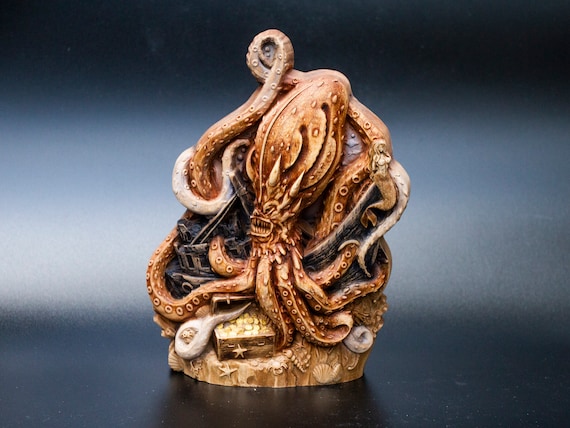 Octopus Everywhere Bronze Ring Octopus Everywhere Bronze Ring