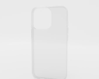 iPhone 13 Pro Clear Case, Blank for Decoden, Gem Art, Photocards, INNACASE