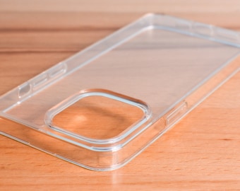 iPhone 15 Pro Max Clear Case, Blank for Decoden, Gem Art, Photocards, INNACASE