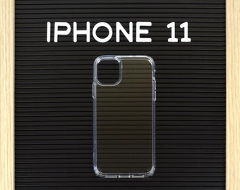 iPhone 11 Clear Case, Blank for Decoden, Gem Art, Photocards, INNACASE