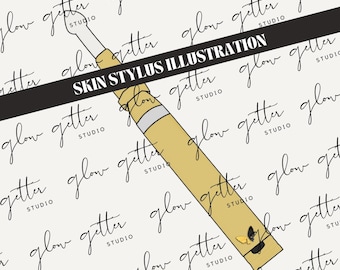 Skin Stylus Pen Illustration