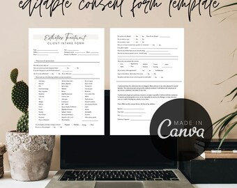 Editable Esthetics Consent Form