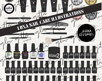 Luxa Nail Care Illustrations