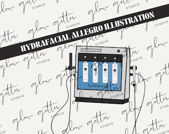 Hydrafacial Allegro Illustration