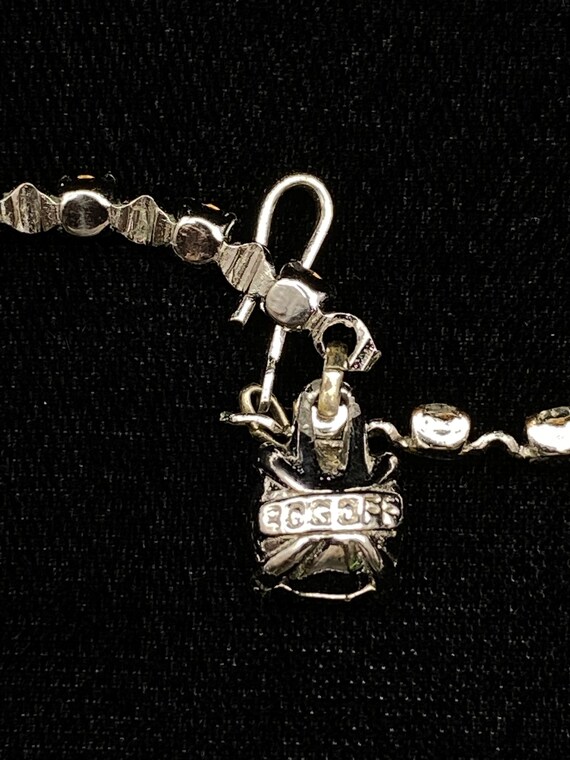 Vintage Bogoff Rhinestone Choker: Purple & Clear,… - image 7