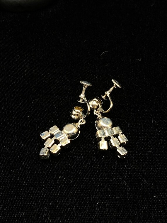 Vintage Wedding Set - Earrings, Necklace, Bracelet - image 6