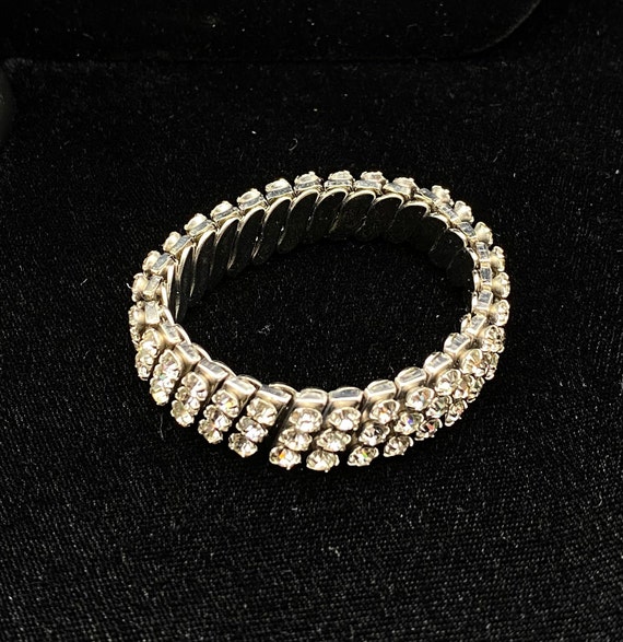 Vintage Wedding Set - Earrings, Necklace, Bracelet - image 5