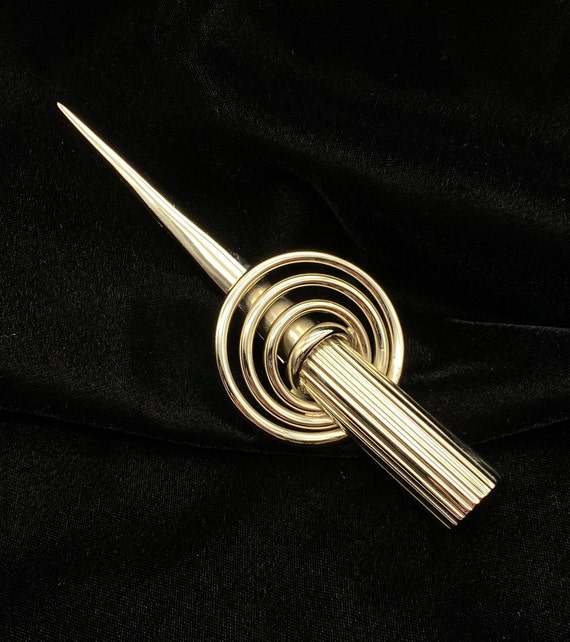 Ugo Correani Designed Versace Modernist Brooch