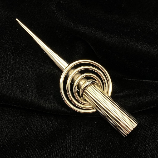 Ugo Correani Designed Versace Modernist Brooch